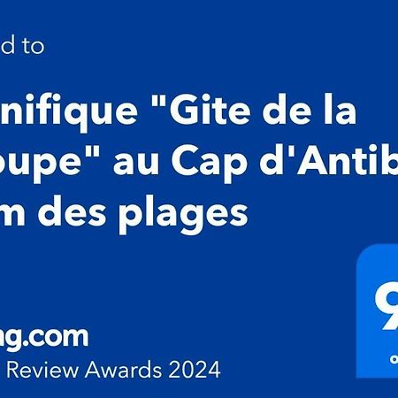 Magnifique "Gite De La Garoupe" Au Cap D'Antibes A 300M Des Plages Kültér fotó